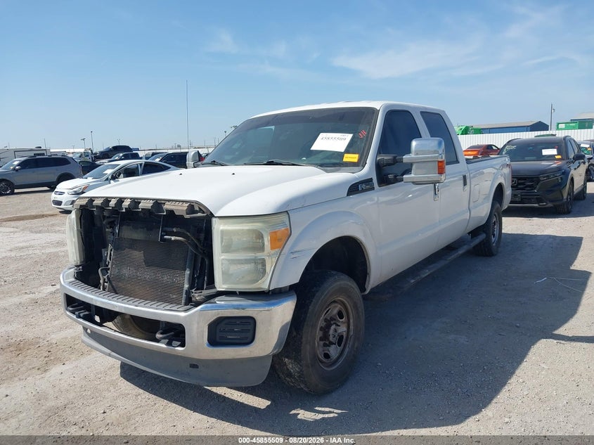 2013 Ford F250, Front End, IAAI, VIN 1FT7W2B61DEB13927 — photo 2