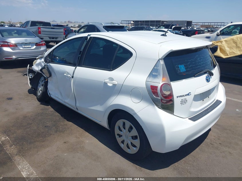 2013 TOYOTA PRIUS C auction photo 3