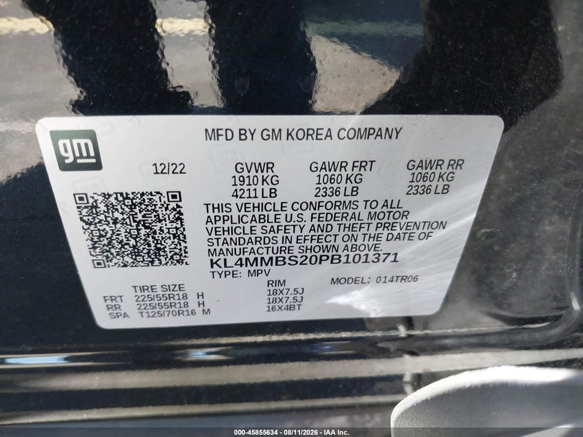 2023 BUICK ENCORE GX SPORT UTILITY VEHICLE 1.2L I-3 DI, DOHC, VVT, TURBO, 137HP