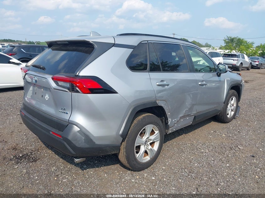 Vin: jtmmwrfv6kd030848, lot: 46354598, toyota rav4 hybrid le 20194