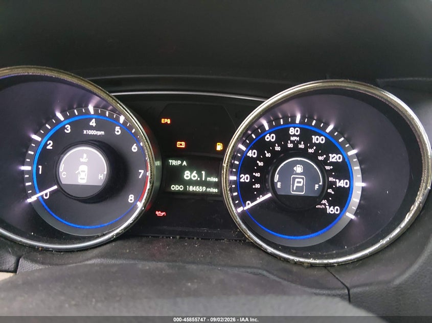 2011 HYUNDAI SONATA SEDAN 2.4L I-4 DI, DOHC, VVT, 198HP