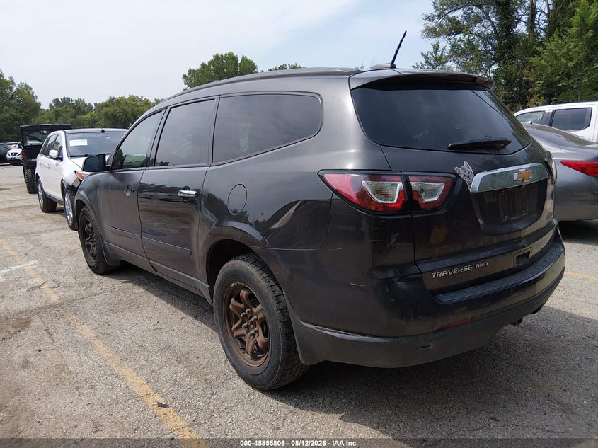 Vin: 1gnkvfkd0hj187315, lot: 46354739, chevrolet traverse ls 20173