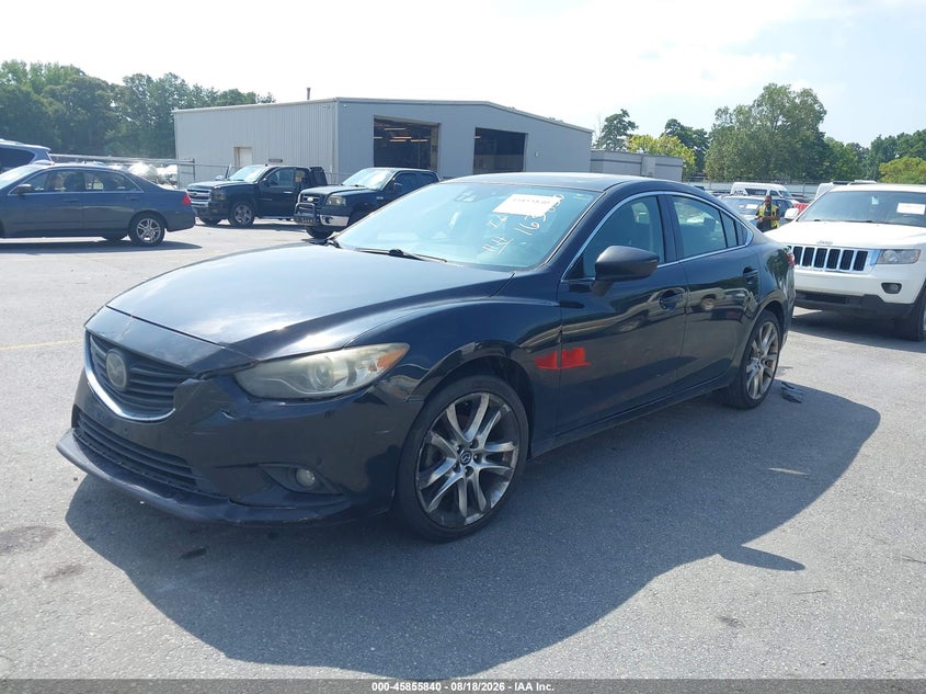 2015 Mazda 6, Right Front, IAAI, VIN JM1GJ1W64F1163850 — photo 2