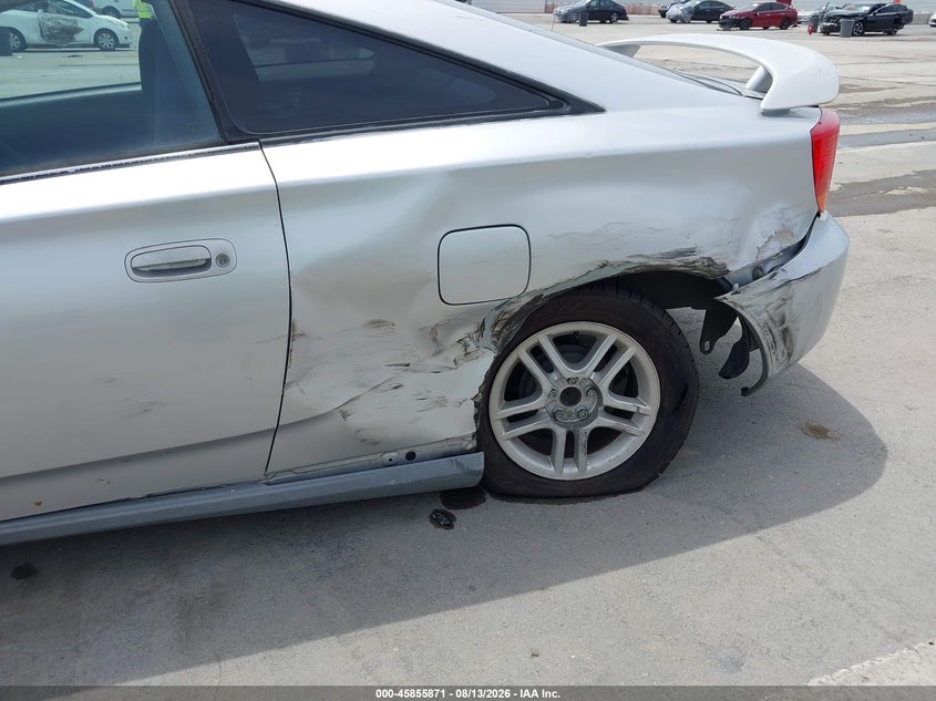 TOYOTA CELICA 2001 VIN JTDDR32T810089480