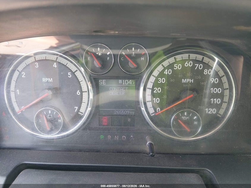 DODGE RAM 1500 2010 VIN 1D7RB1GP8AS111269