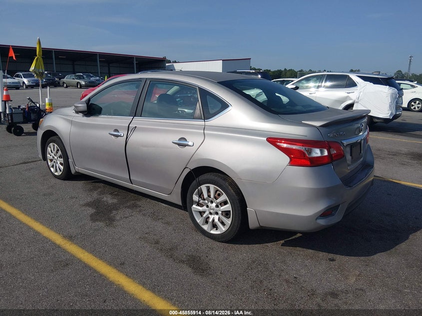 Vin: 3n1ab7ap5gy229232, lot: 46354848, nissan sentra s 20163