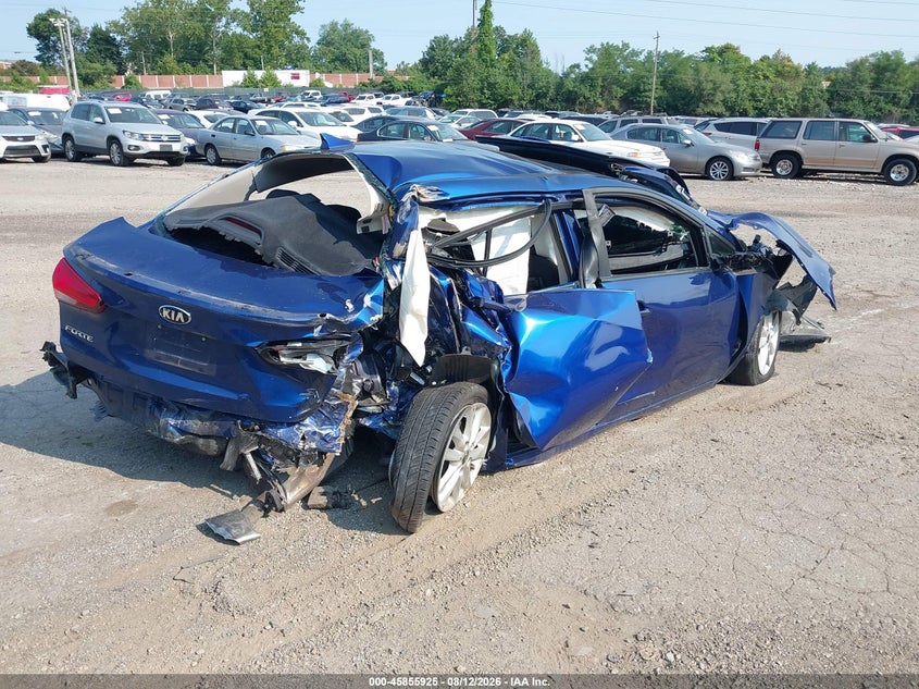 Vin: 3kpfl4a7xhe137485, lot: 46354858, kia forte s 20174