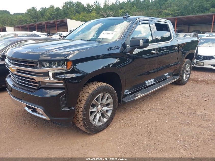 2022 Chevrolet Silverado 1500 Ltd 4Wd Short Bed High Country, Удар сзади, IAAI, VIN 1GCUYHED7NZ101866 — фото 2
