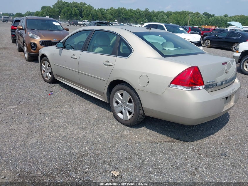 2011 CHEVROLET IMPALA SEDAN 3.5L V-6 VVT, 211HP