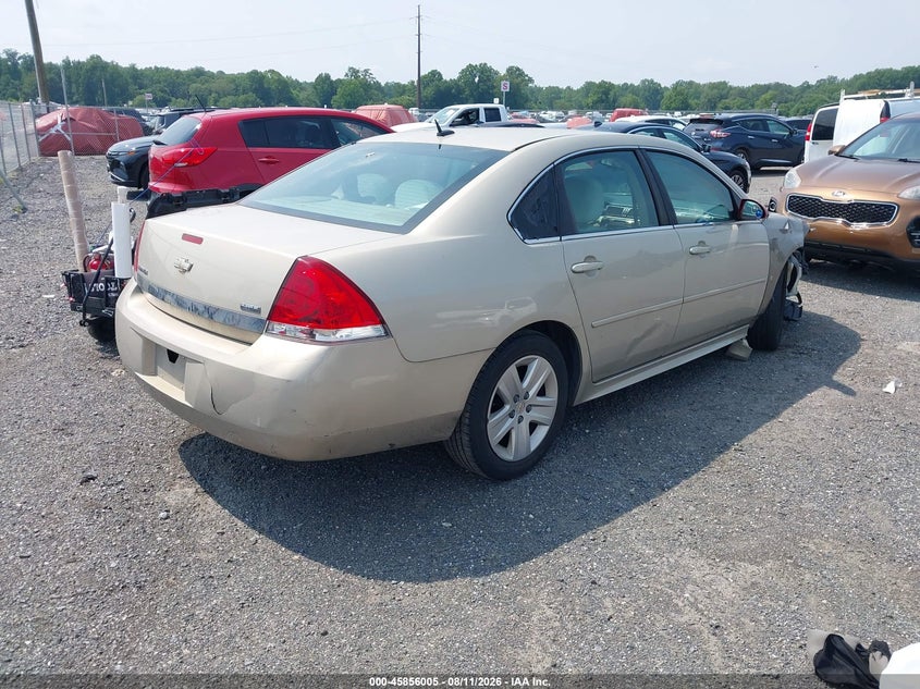 2011 CHEVROLET IMPALA SEDAN 3.5L V-6 VVT, 211HP