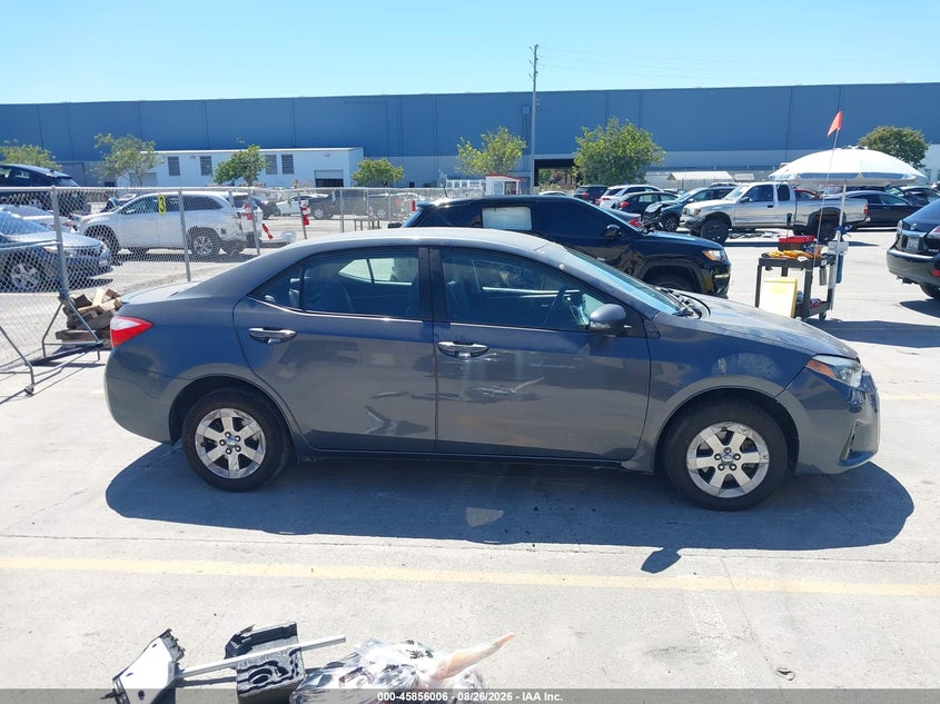 2016 TOYOTA COROLLA SEDAN 1.8L I-4 DOHC, VVT, 132HP