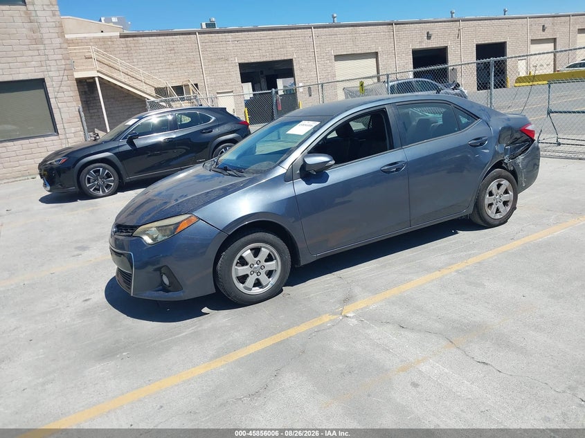 2016 TOYOTA COROLLA SEDAN 1.8L I-4 DOHC, VVT, 132HP