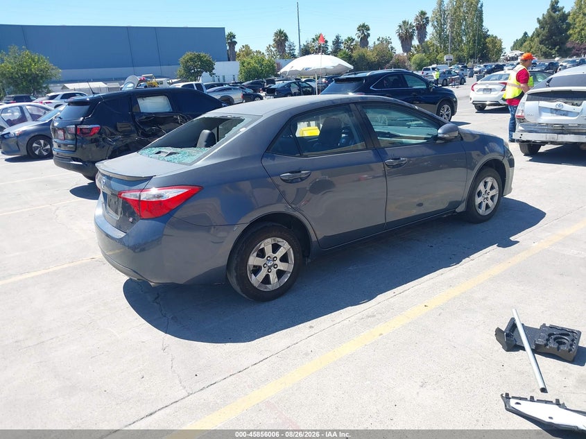 2016 TOYOTA COROLLA SEDAN 1.8L I-4 DOHC, VVT, 132HP