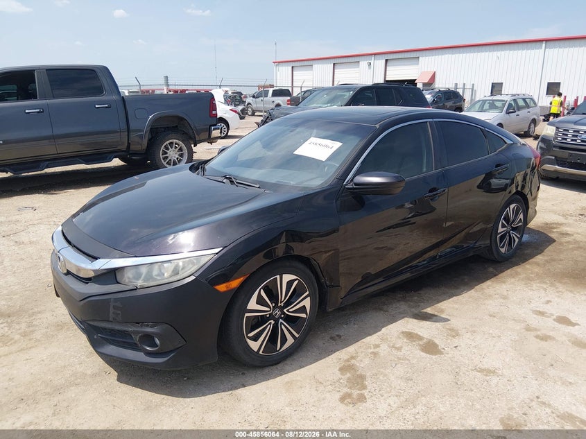 Vin: 19xfc1f37he010813, lot: 46354997, honda civic ex-t 20172