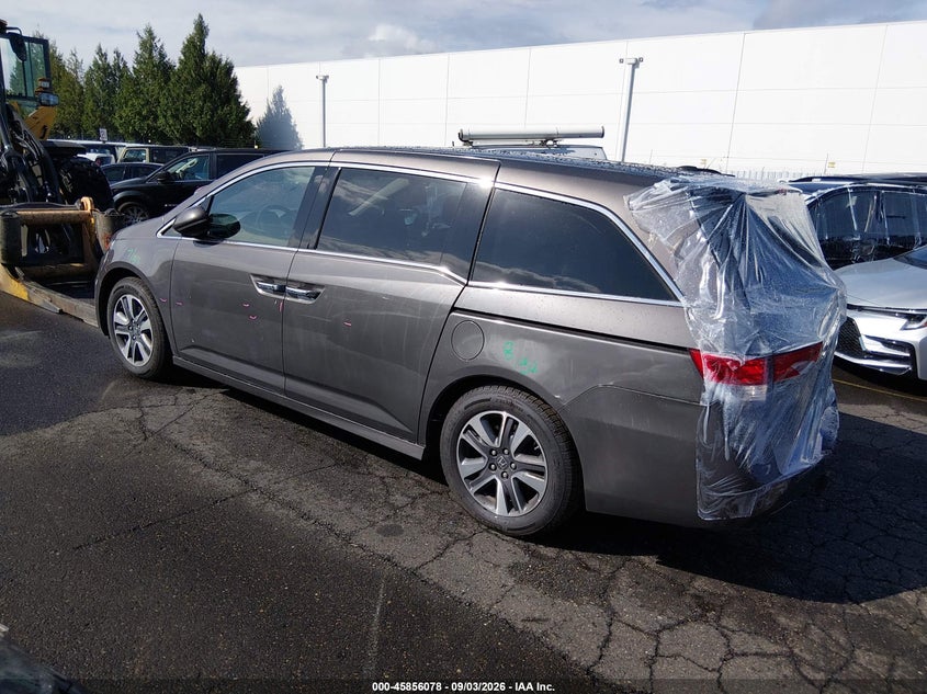 Vin: 5fnrl5h93gb055455, lot: 46355011, honda odyssey touring/touring elite 20163