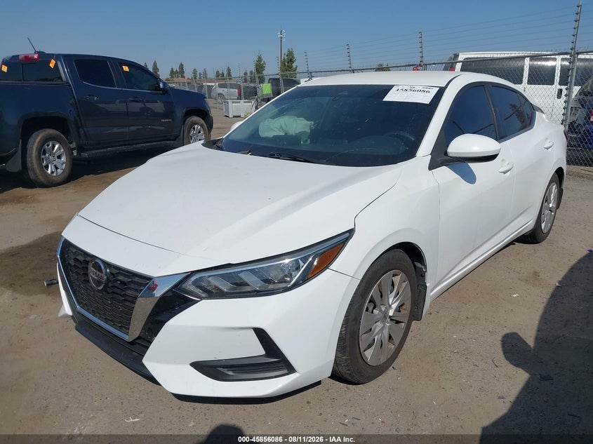 2021 Nissan Sentra S Xtronic Cvt, Right Front, IAAI, VIN 3N1AB8BV4MY227728 — photo 2