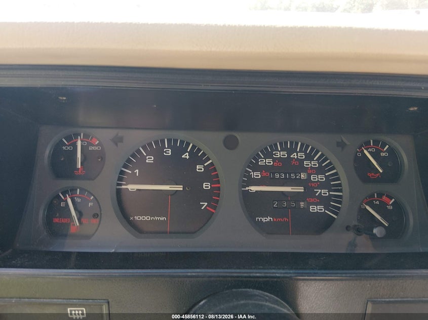 1992 JEEP CHEROKEE SPORT UTILITY VEHICLE 4.0L I6 FI F