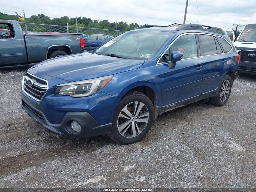 2019 Subaru Outback, Rear, IAAI, VIN 4S4BSAJC6K3230401 — photo 2