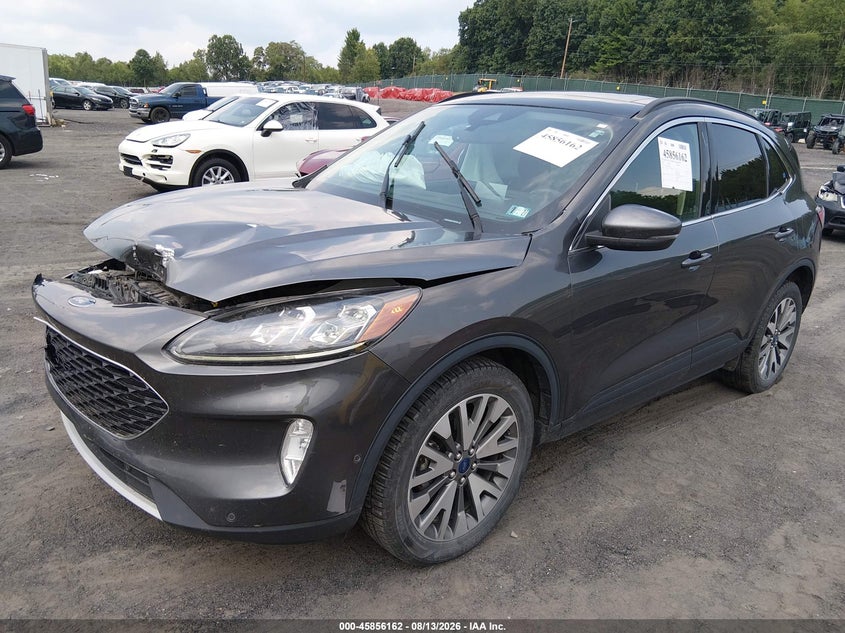 2020 Ford Escape, Удар спереду, IAAI, VIN 1FMCU9J92LUC29145 — фото 2