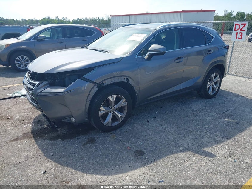LEXUS NX 200T 2017 VIN JTJYARBZ5H2066198