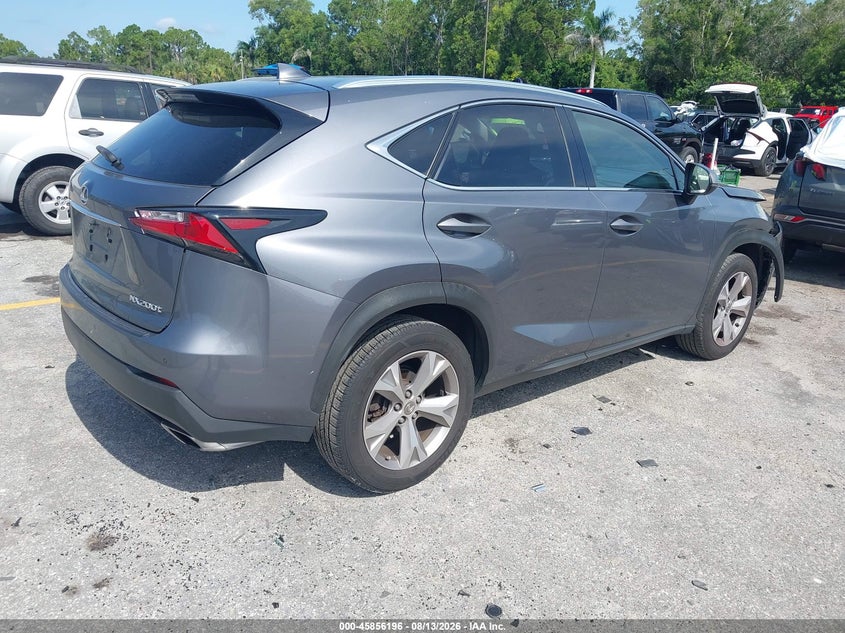 LEXUS NX 200T 2017 VIN JTJYARBZ5H2066198