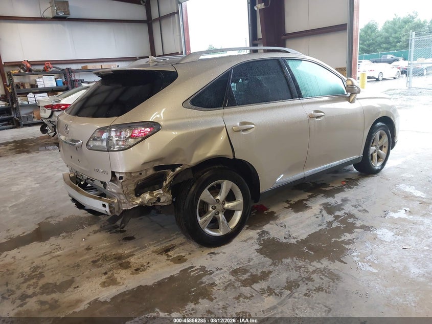 LEXUS RX 350 2011 VIN 2T2BK1BA2BC087399