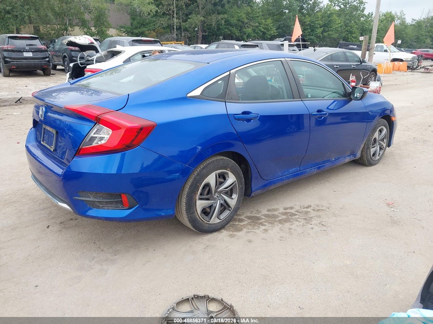 Vin: 2hgfc2f61lh519309, lot: 46355304, honda civic lx 20204