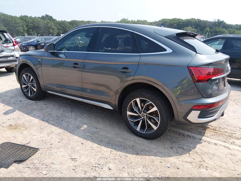 Vin: wa15aafy5n2123370, lot: 46355339, audi q5 sportback premium plus 45 tfsi s line quattro s tronic 20223