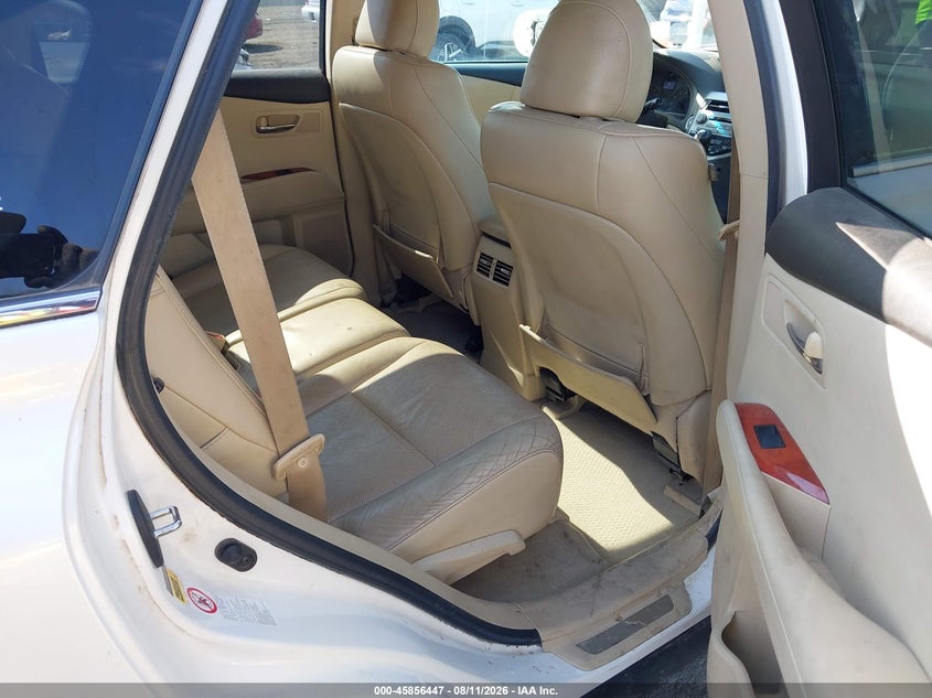 LEXUS RX 350 2010 VIN 2T2BK1BA6AC003373