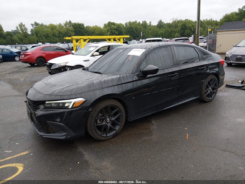 Vin: 2hgfe2f52rh569811, lot: 46355395, honda civic sport 20242