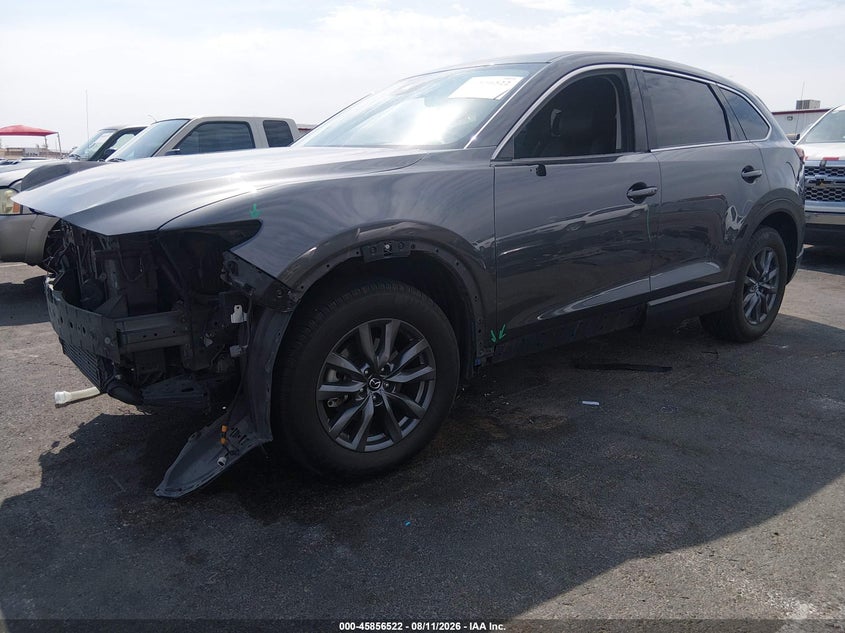 Vin: jm3tcbcy4p0635810, lot: 46355455, mazda cx-9 touring 20232
