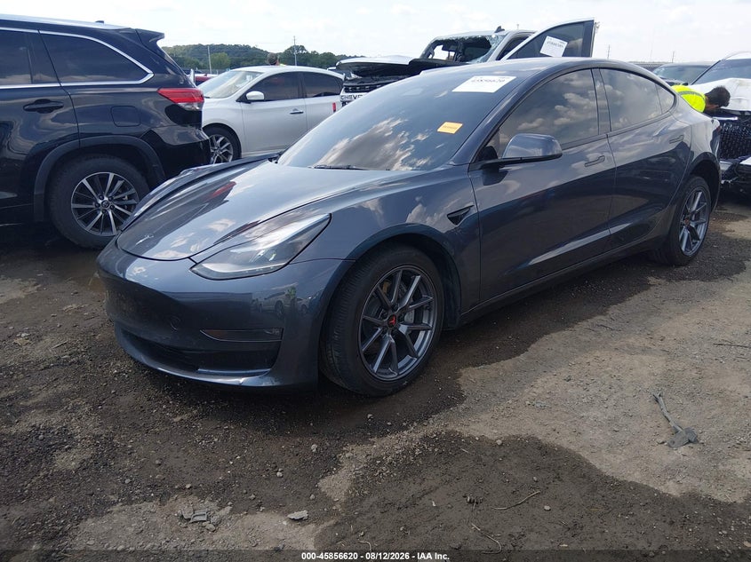 Vin: 5yj3e1eb8pf656179, lot: 46355553, tesla model 3 long range dual motor all-wheel drive 20232