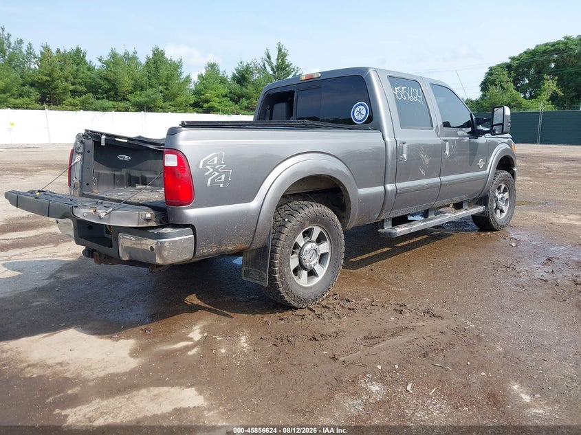 Vin: 1ft7w2bt5bec25097, lot: 46355557, ford f-250 lariat 20114