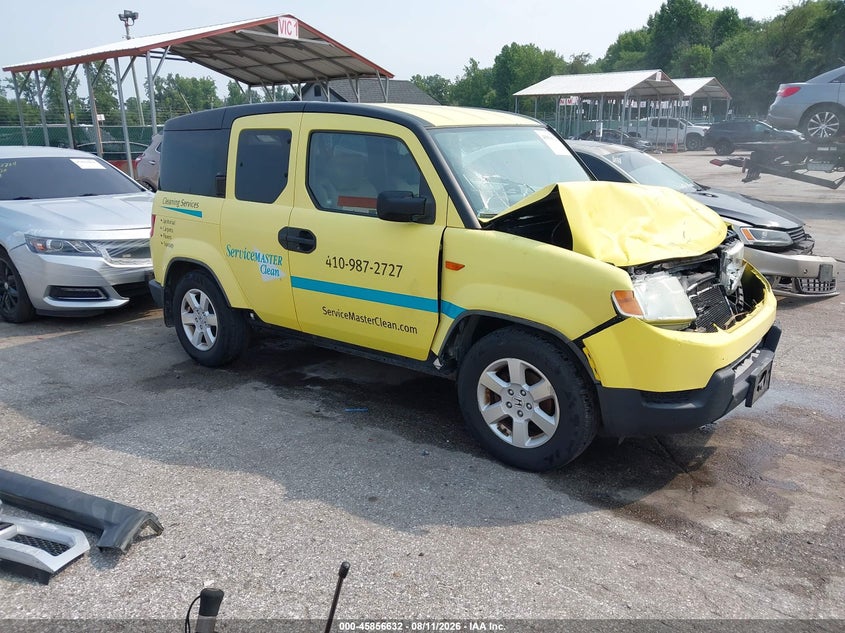 2010 Honda Element Ex, Перёд и зад, IAAI, VIN 5J6YH2H70AL006125