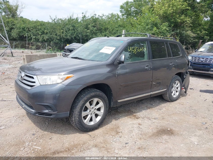 2012 Toyota Highlander, Удар сзади, IAAI, VIN 5TDZA3EH9CS020558 — фото 2