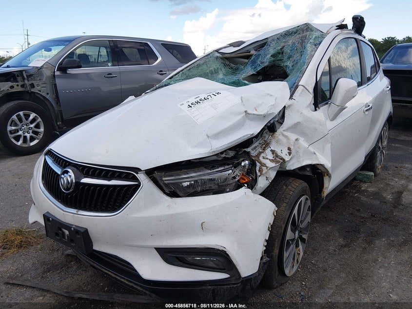 Vin: kl4cjbsb0jb522020, lot: 46355651, buick encore preferred ii 20182