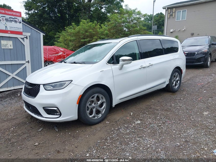 Vin: 2c4rc1gg7nr158534, lot: 46355677, chrysler pacifica limited 20222