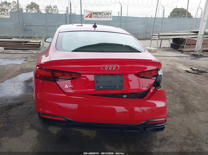 AUDI A5 SPORTBACK 2022 VIN WAUCBCF59NA029510