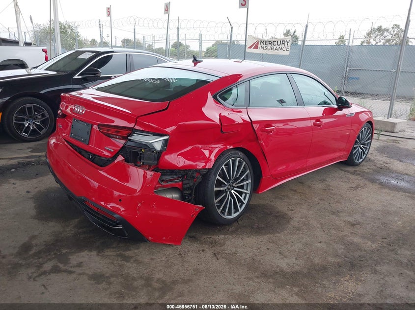 2022 AUDI A5 SPORTBACK auction photo 4
