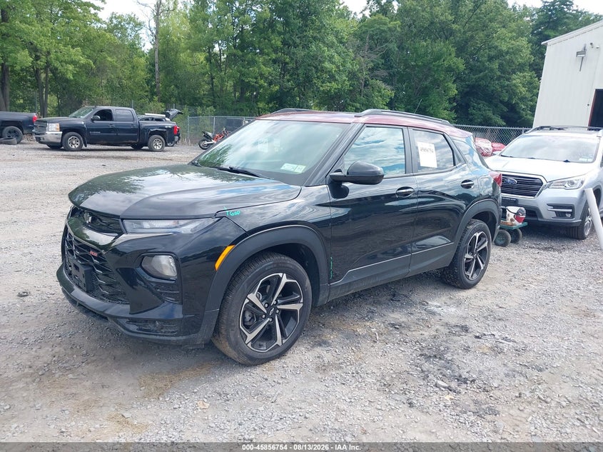 2021 Chevrolet Trailblazer Awd Rs, Front End, IAAI, VIN KL79MUSL4MB034671 — photo 2