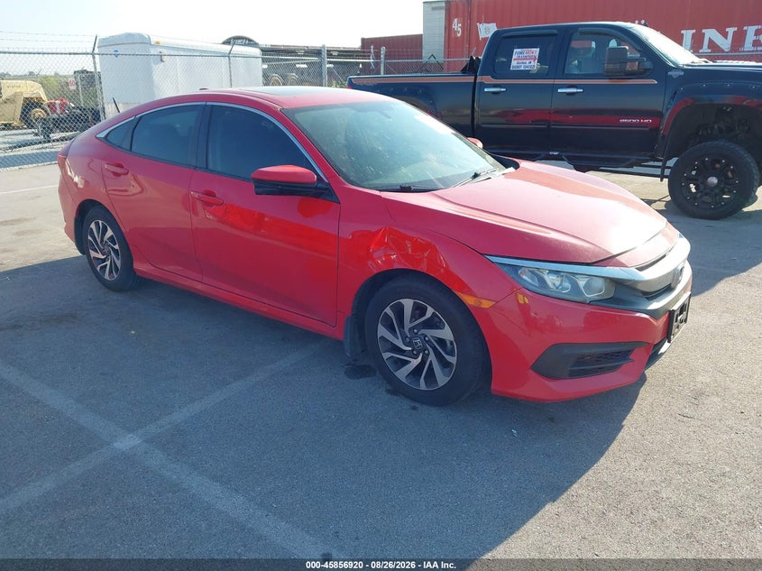 Vin: 2hgfc2f76jh604474, lot: 46355853, honda civic ex 2018 img_1