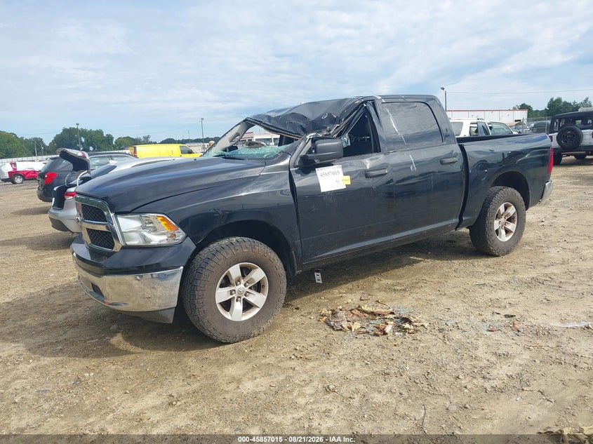 Vin: 1c6rr7kmxks721124, lot: 46355948, ram 1500 classic tradesman  4x4 5'7 box 20192