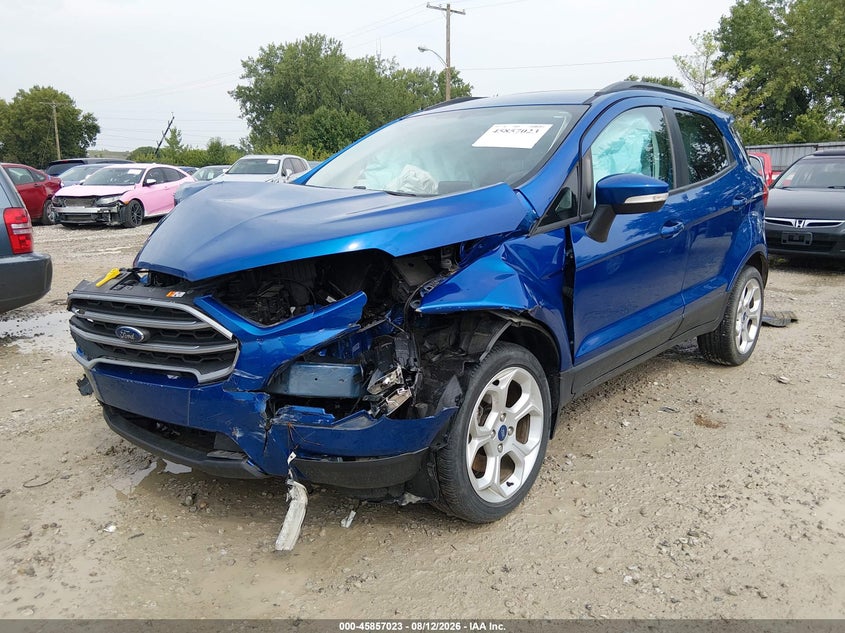 2021 Ford Ecosport Se, Front End, IAAI, VIN MAJ3S2GE6MC440822 — photo 2