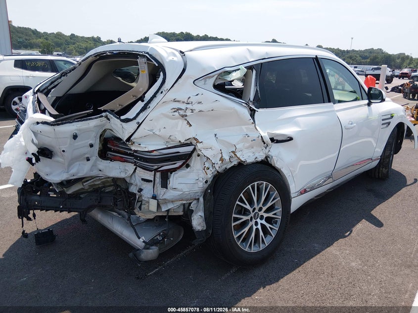 Vin: kmuhbdsbxru181694, lot: 46356010, genesis gv80 2.5t awd 20244