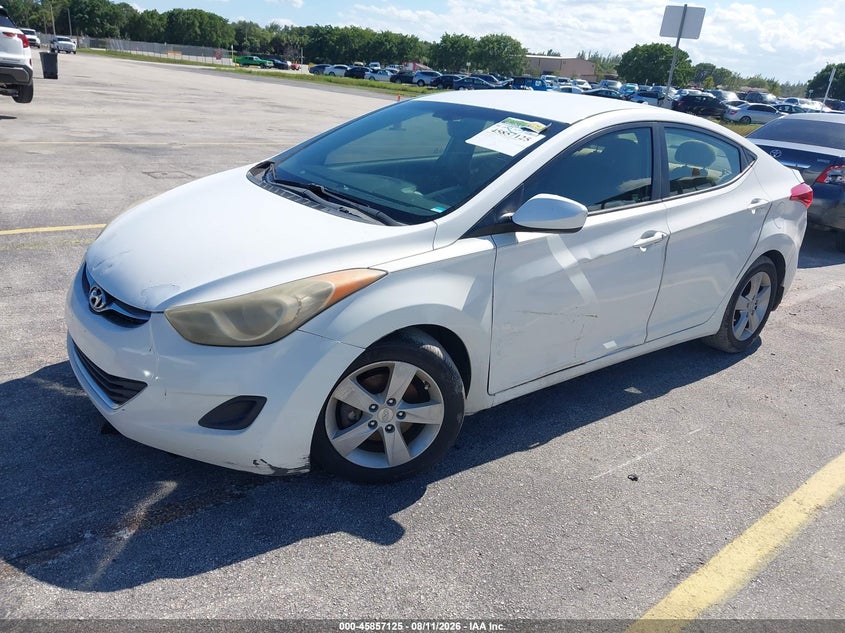 2013 Hyundai Elantra Gls, Обычный износ, IAAI, VIN 5NPDH4AE0DH281477 — фото 2
