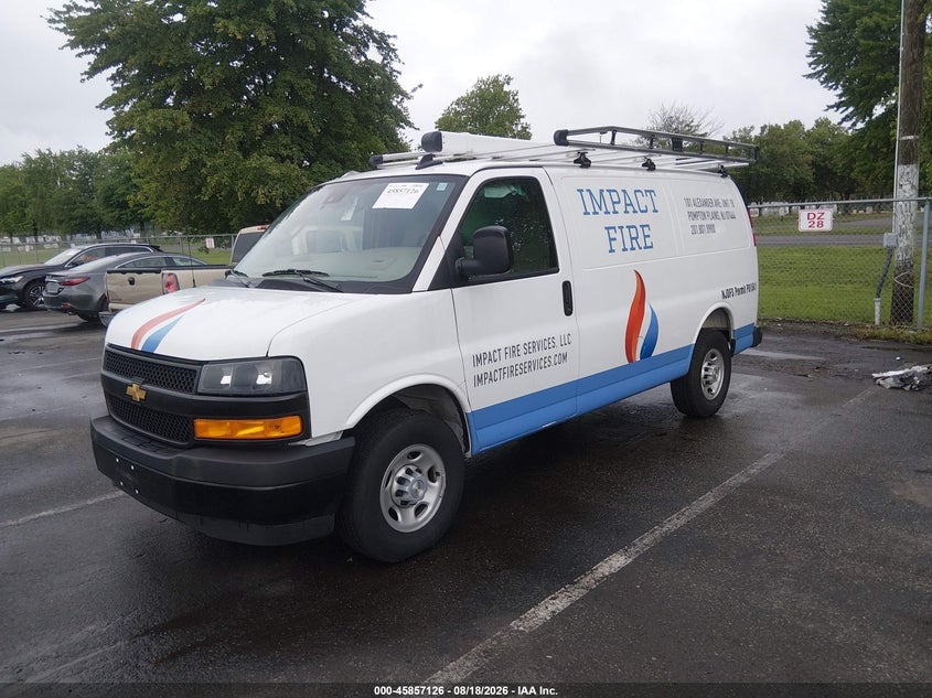 Vin: 1gcwgaf77s1143797, lot: 46356059, chevrolet express cargo rwd 2500 regular wheelbase wt 20252