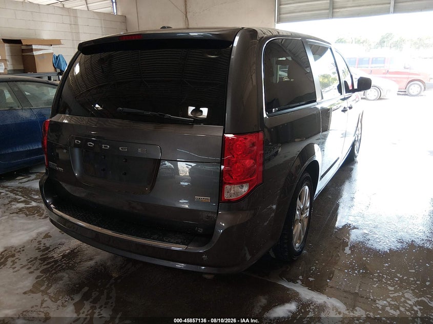 Vin: 2c4rdgbg4jr255613, lot: 46356069, dodge grand caravan se 20184