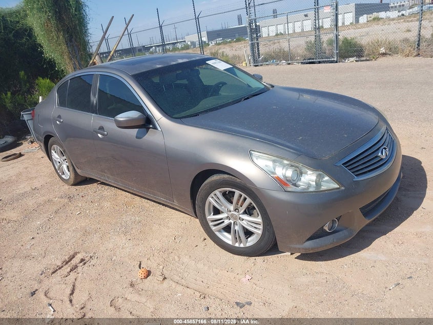 2012 INFINITI G37 auction photo 1