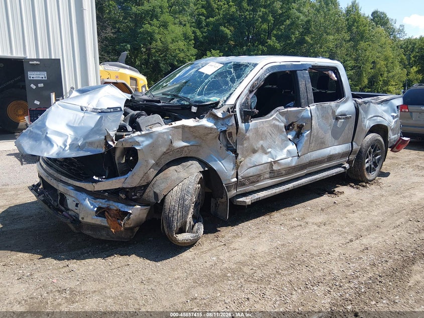 2024 Ford F-150 Stx, Rollover, IAAI, VIN 1FTEW2LP1RKF36448 — photo 2