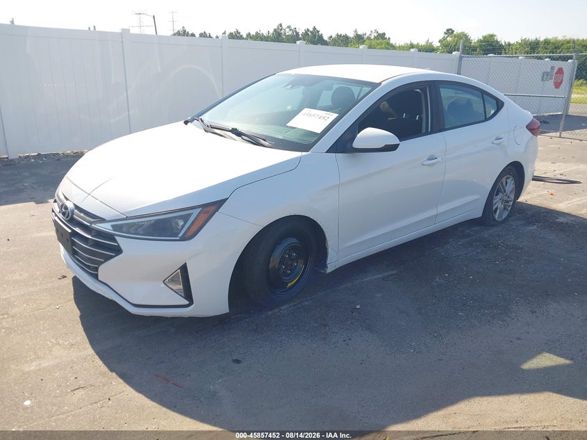 HYUNDAI ELANTRA 2019 VIN 5NPD84LF4KH458941